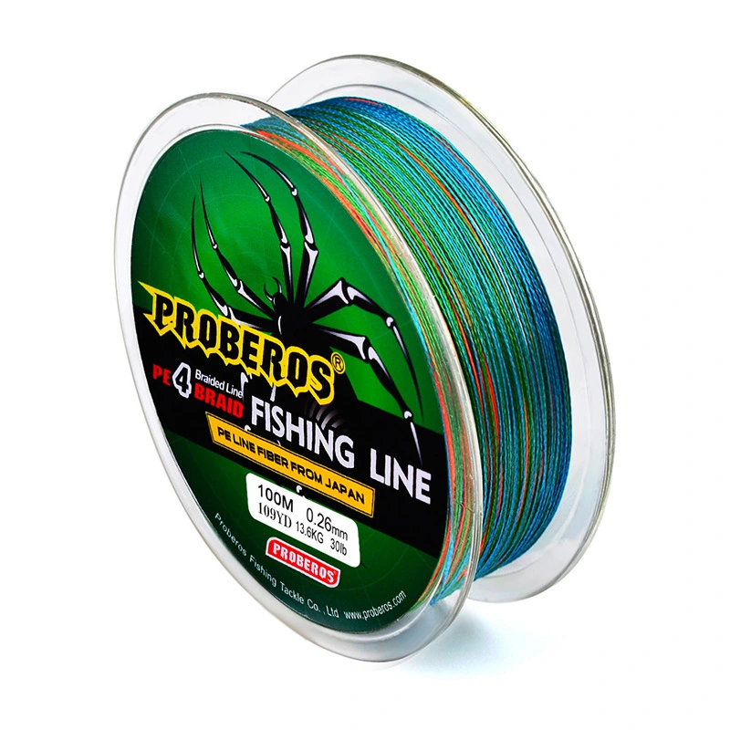 Multi Color PE Braided Fishing Line 4/8/9/16 Strands 100/300/500/1000m