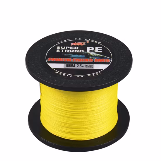 500メートルの高品質編組PE釣り糸